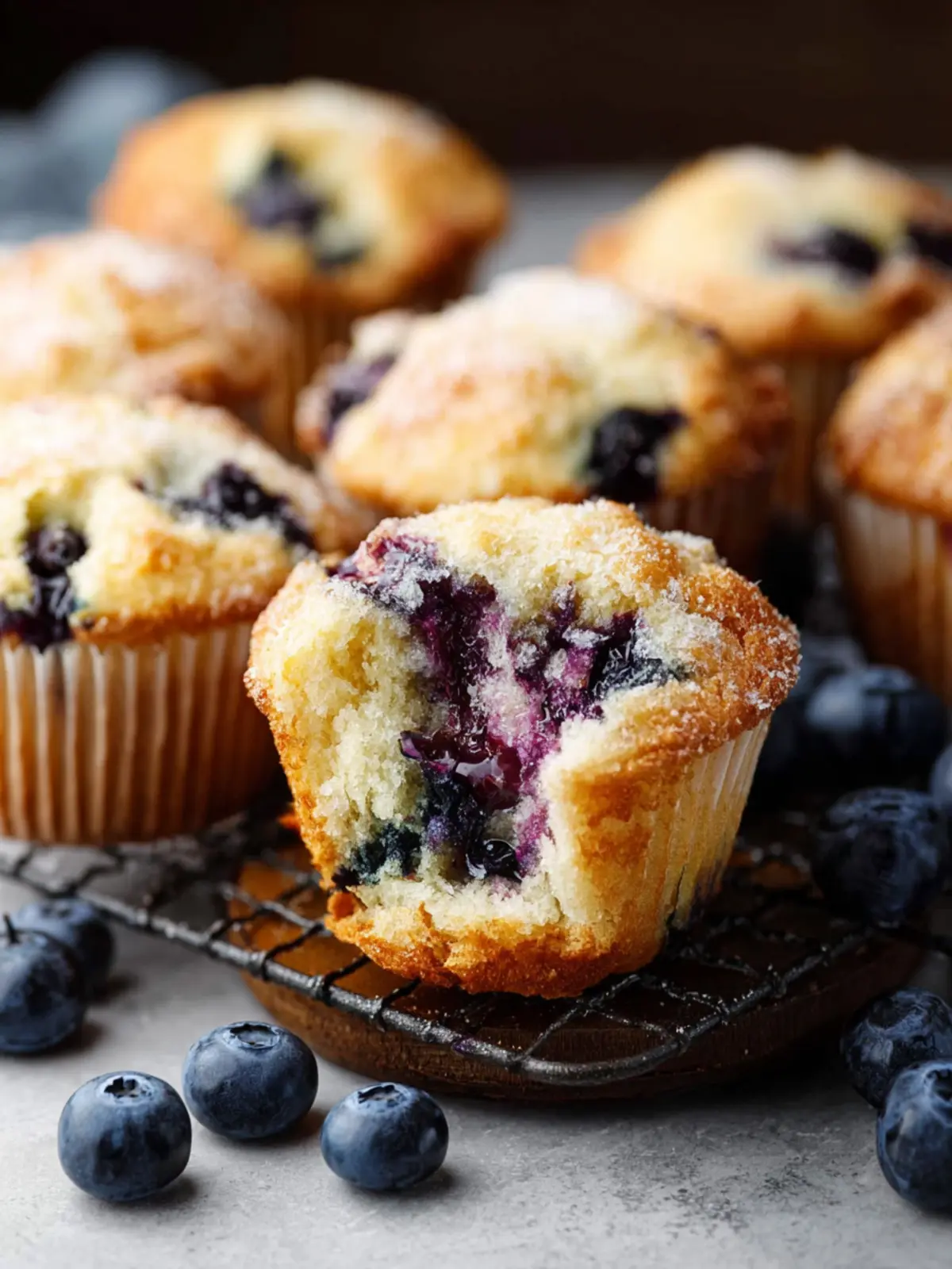 Easy Homemade Blueberry Muffin Recipe You'll Adore Every Bite 7 Easy Homemade Blueberry Muffin Recipe Third Image vefdhf