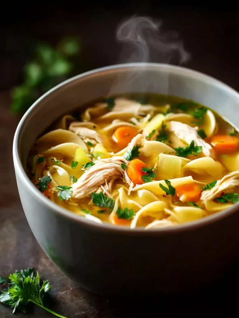 Homemade Chicken Noodle Soup: The Ultimate Amazing Comfort Recipe First Image
