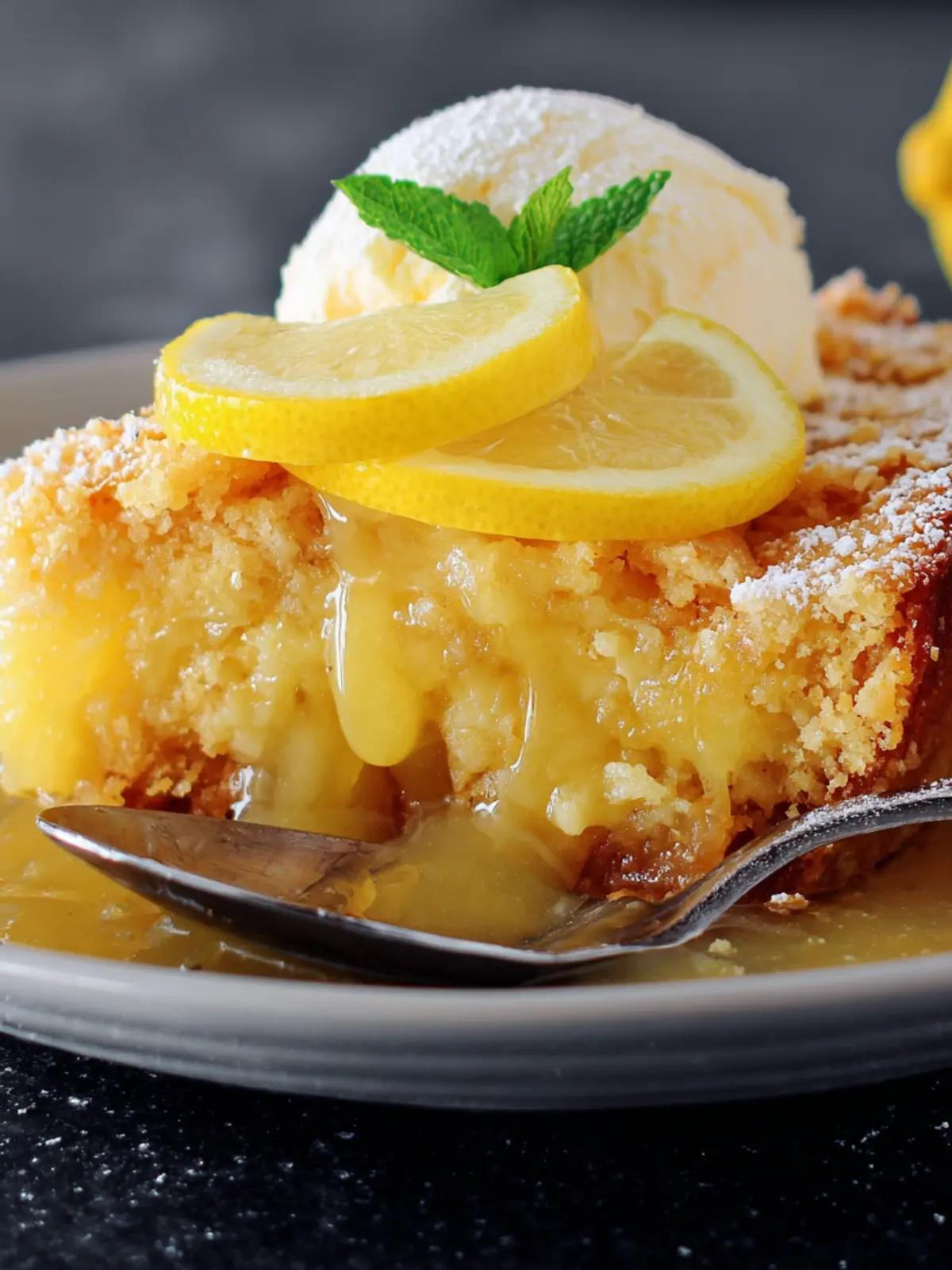 Lemon Dump Cake Fourth Image klk5de