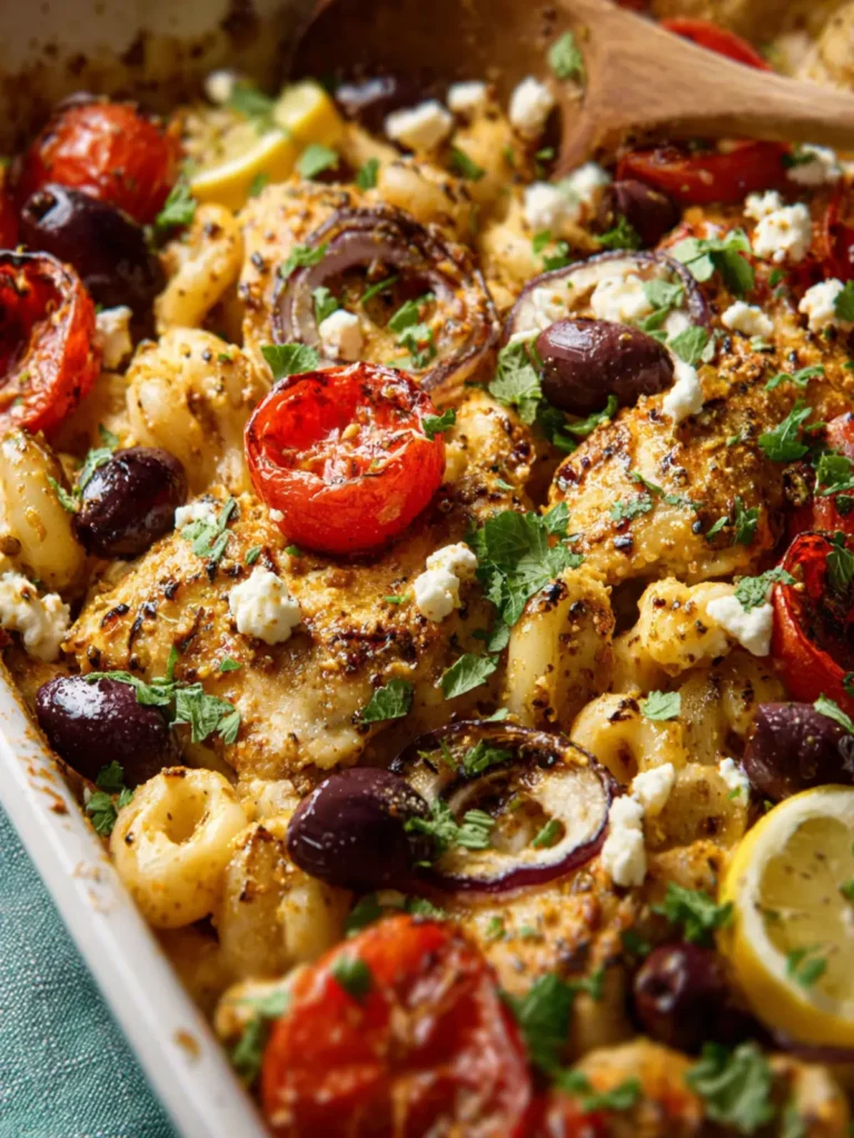 Mediterranean Chicken Feta Bake First Image