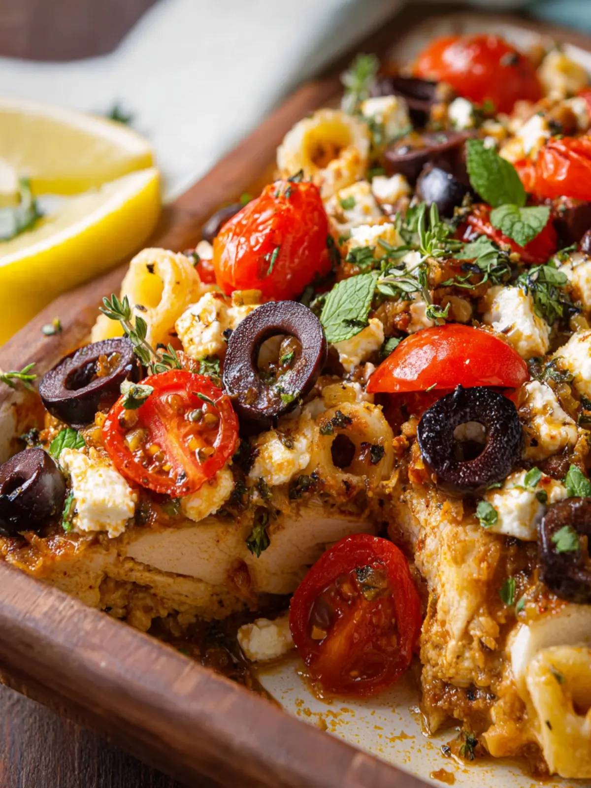 Mediterranean Chicken Feta Bake Fourth Image gca60e