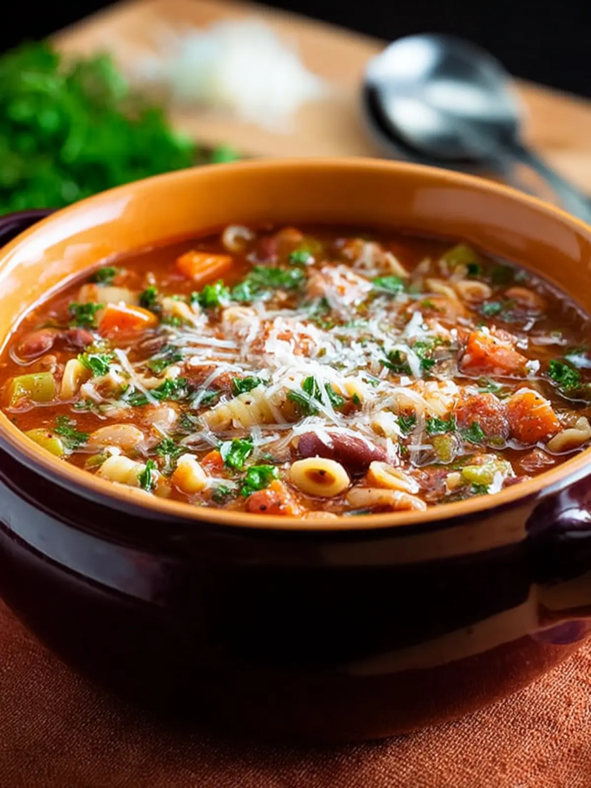 Pasta e Fagioli Soup: Comforting and Hearty Homemade Delight 6 Pasta e Fagioli Soup Second Image qm1ekm