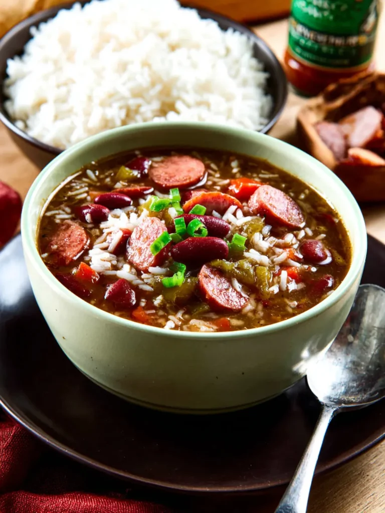 Red Beans and Rice Soup First Image