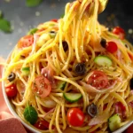 Spaghetti Salad with Italian Dressing First Image