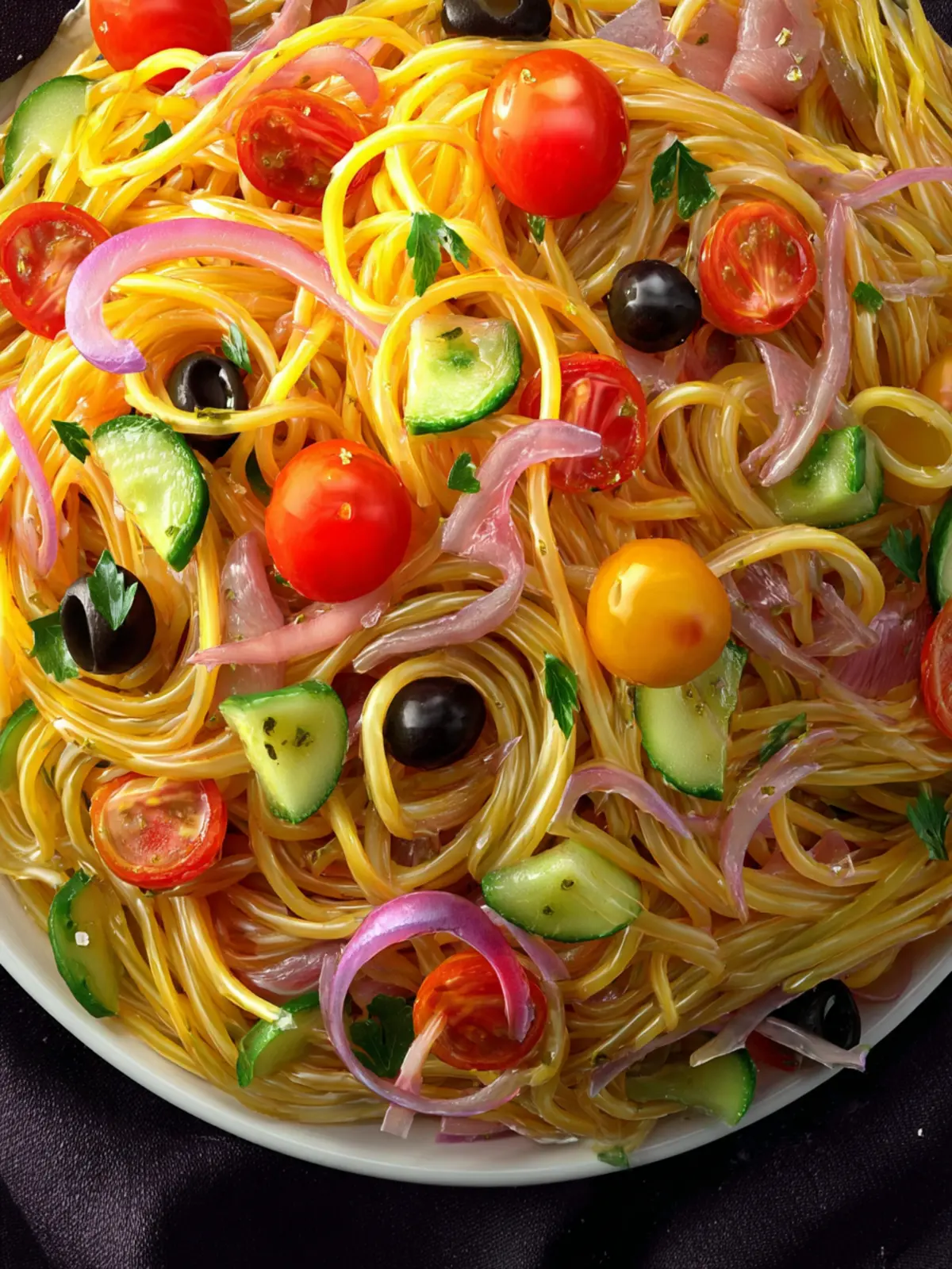 Spaghetti Salad with Italian Dressing Fourth Image p02omp