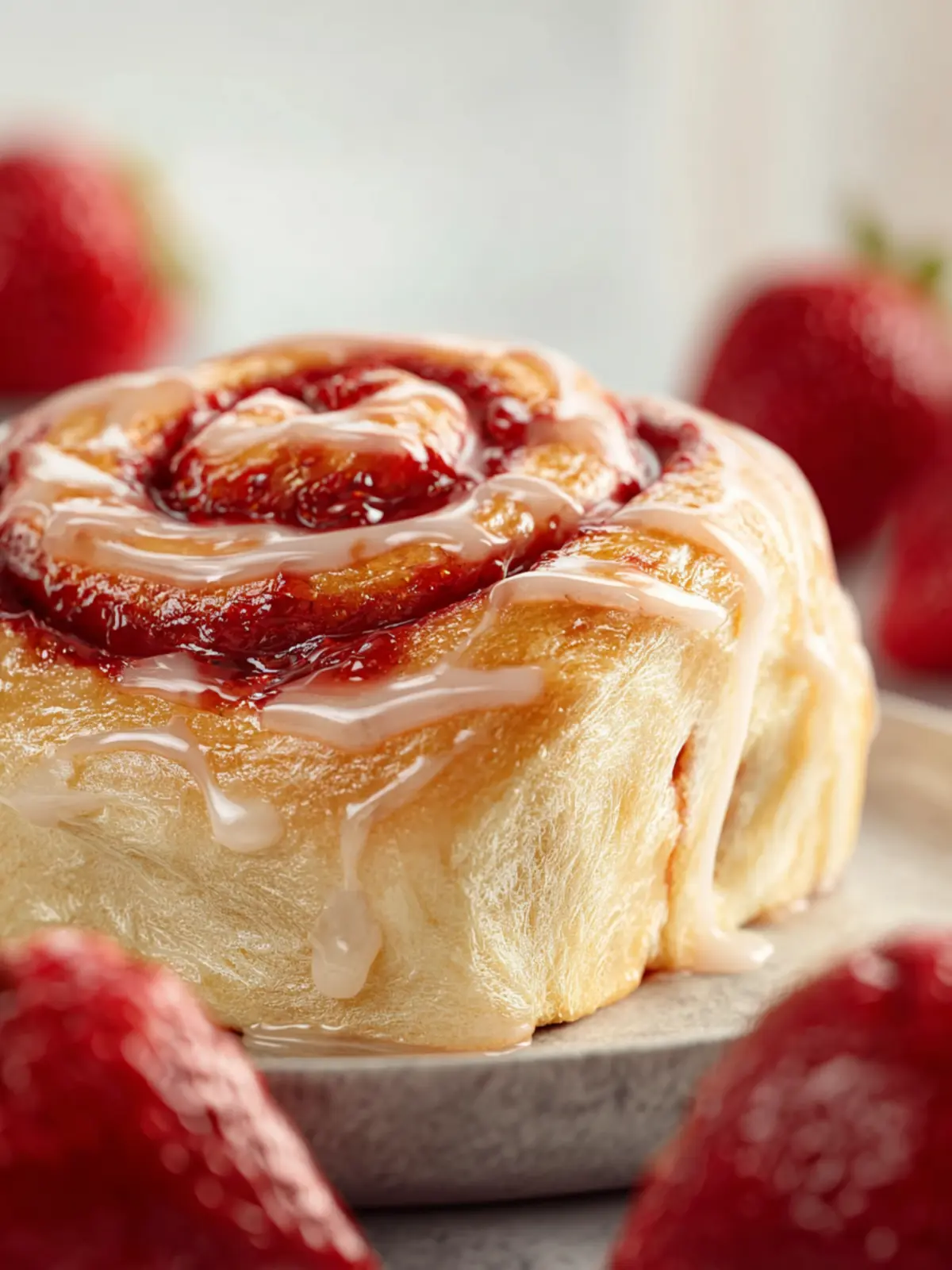 Strawberry Cinnamon Rolls Second Image oevnbn