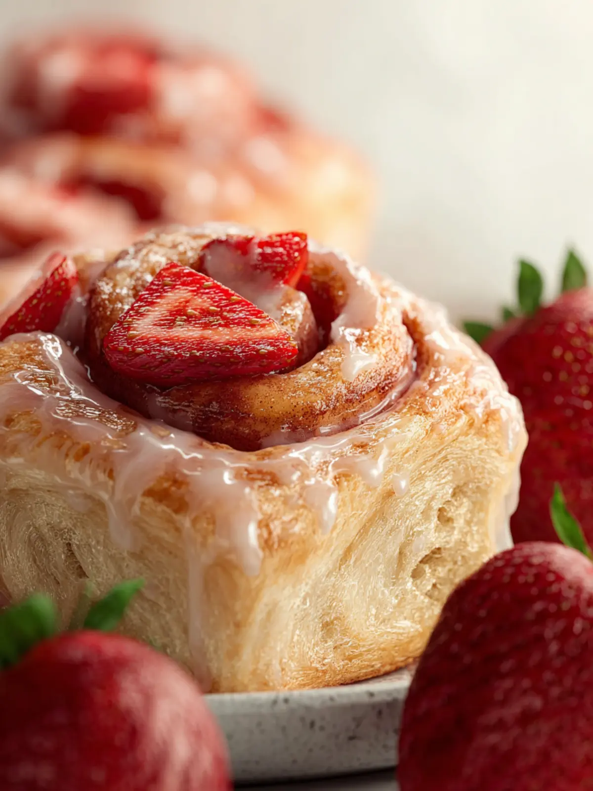 Strawberry Cinnamon Rolls Third Image ytv5fc