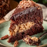 Vegan German Chocolate Cake First Image
