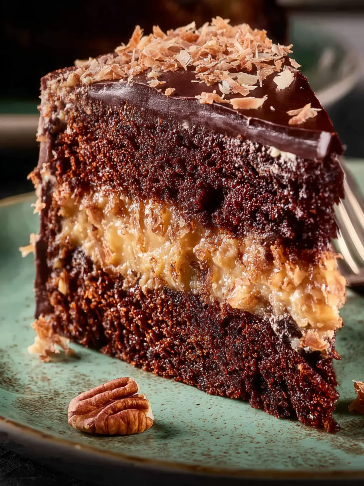 Vegan German Chocolate Cake: Irresistibly Decadent Delight 8 Vegan German Chocolate Cake Fourth Image u0jgtq