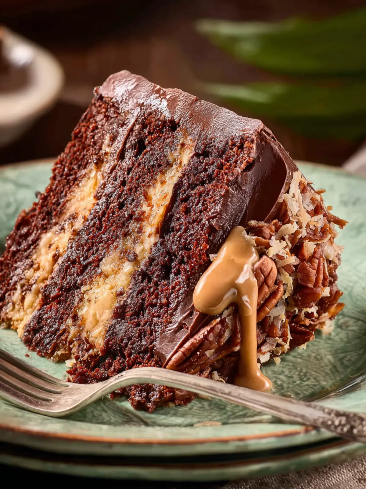 Vegan German Chocolate Cake: Irresistibly Decadent Delight 7 Vegan German Chocolate Cake Third Image aaw3wm