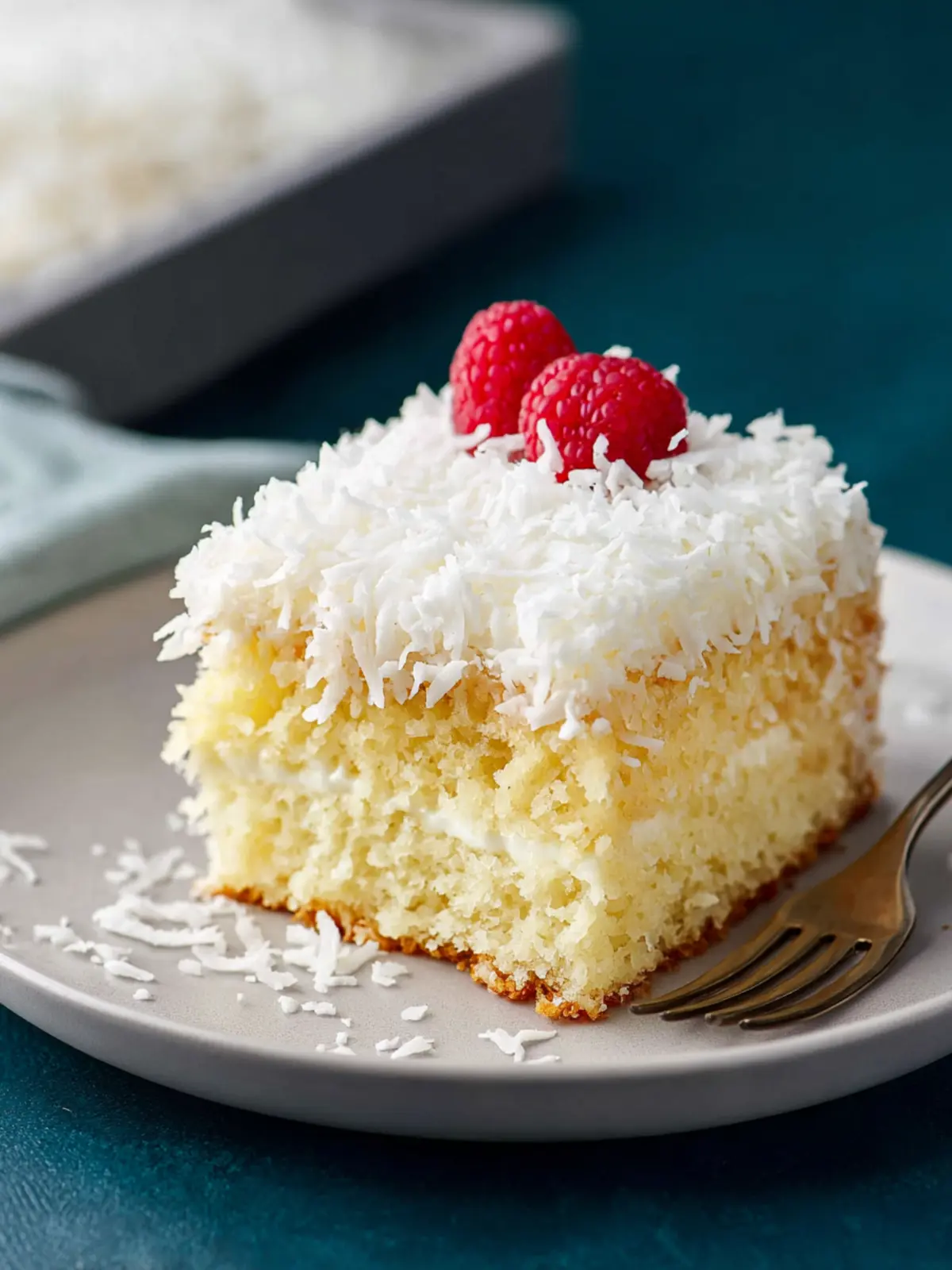easy coconut cake First Image